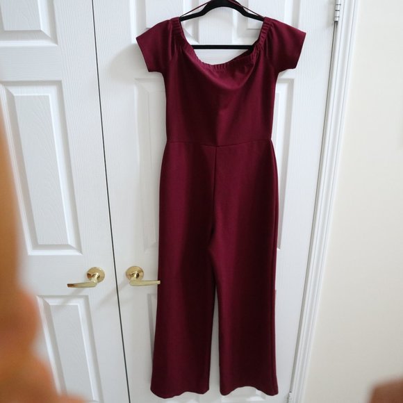 Off-Shoulder Jumpsuit (Long) - Picture 3 of 3